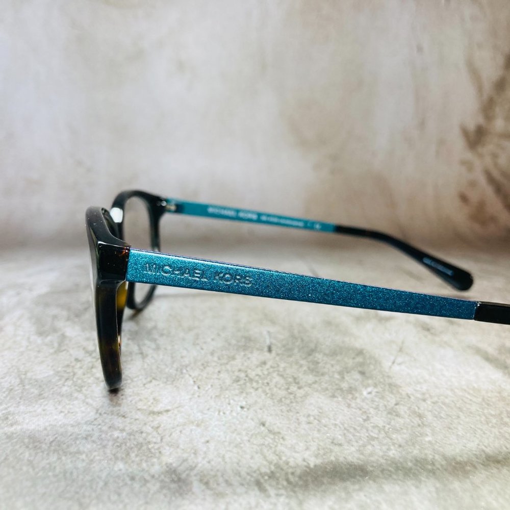 Michael Kors Rectangular Brown Eyeglasses Glasses Frames NWOT - Picture 3 of 11